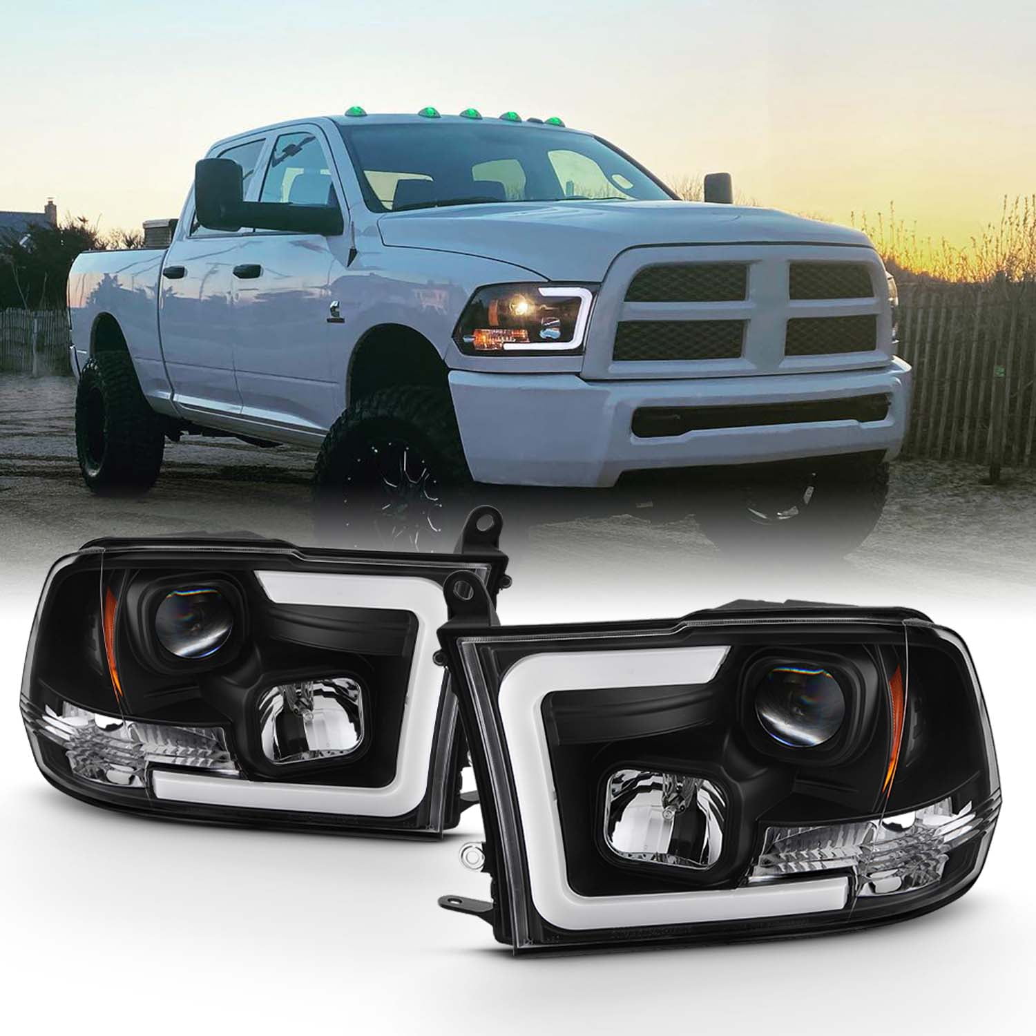 Led headlights 2024 for ram 1500