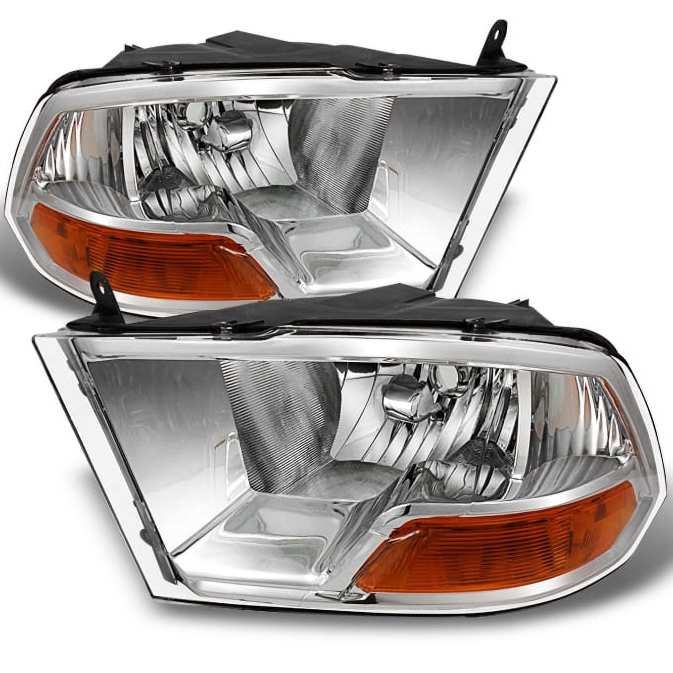 AKKON - For 2009-2018 Ram 1500 2010-2018 Ram 2500 3500 Pickup Truck Headlights Front Lamps Direct Replacement Left+Right