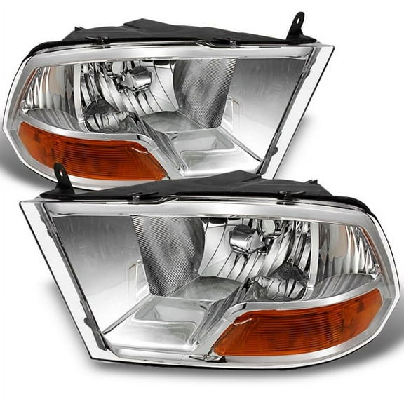 AKKON - For 2009-2018 Ram 1500 2010-2018 Ram 2500 3500 Pickup Truck Headlights Front Lamps Direct Replacement Left+Right
