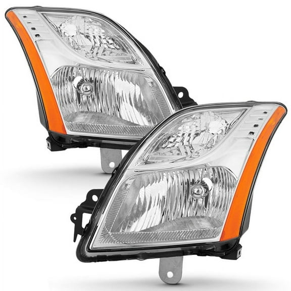 AKKON - For 2010 2011 2012 Nissan Sentra L4 2.0L Models Both Side Halogen Headlights Headlamps Assembly