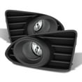 thumbnail image 1 of AKKON - For 2012 2013 2014 2015 Scion iQ Black Bracket Clear Lens Bumper Driving Fog Light W/ Switch + Bulb, 1 of 7
