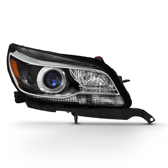 AKKON - For 2013-15 Chevy Malibu HID Passenger Side Projector Headlight Assembly Chrome Housing Clear Lens