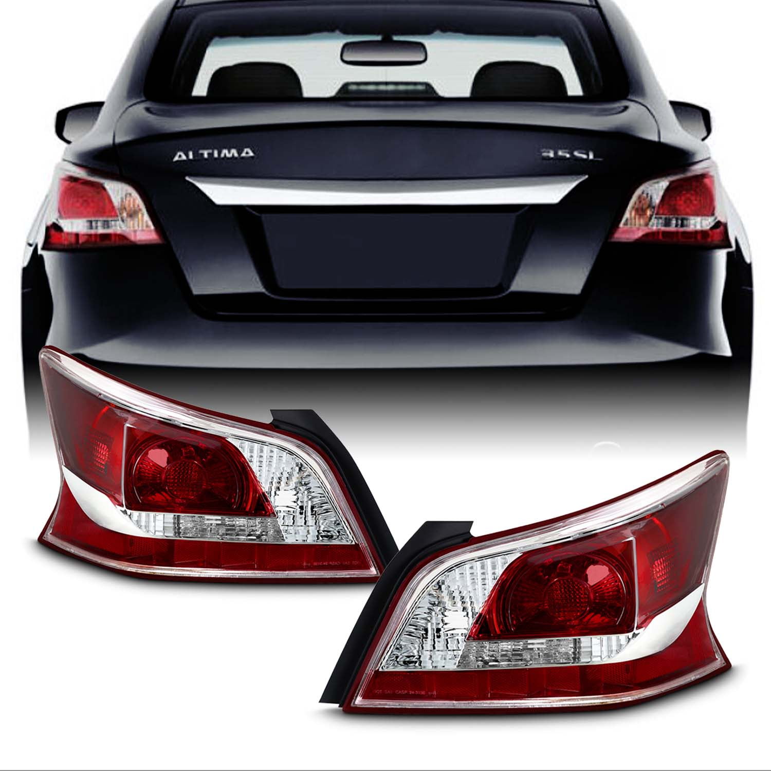 Tail Light Assembly - Cooling Direct Fit/For 13-15 Nissan Sentra