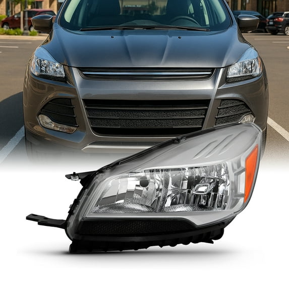 AKKON - For 2013-2016 Ford Escape Halogen Style Headlight Driver Left Side LH Replacement