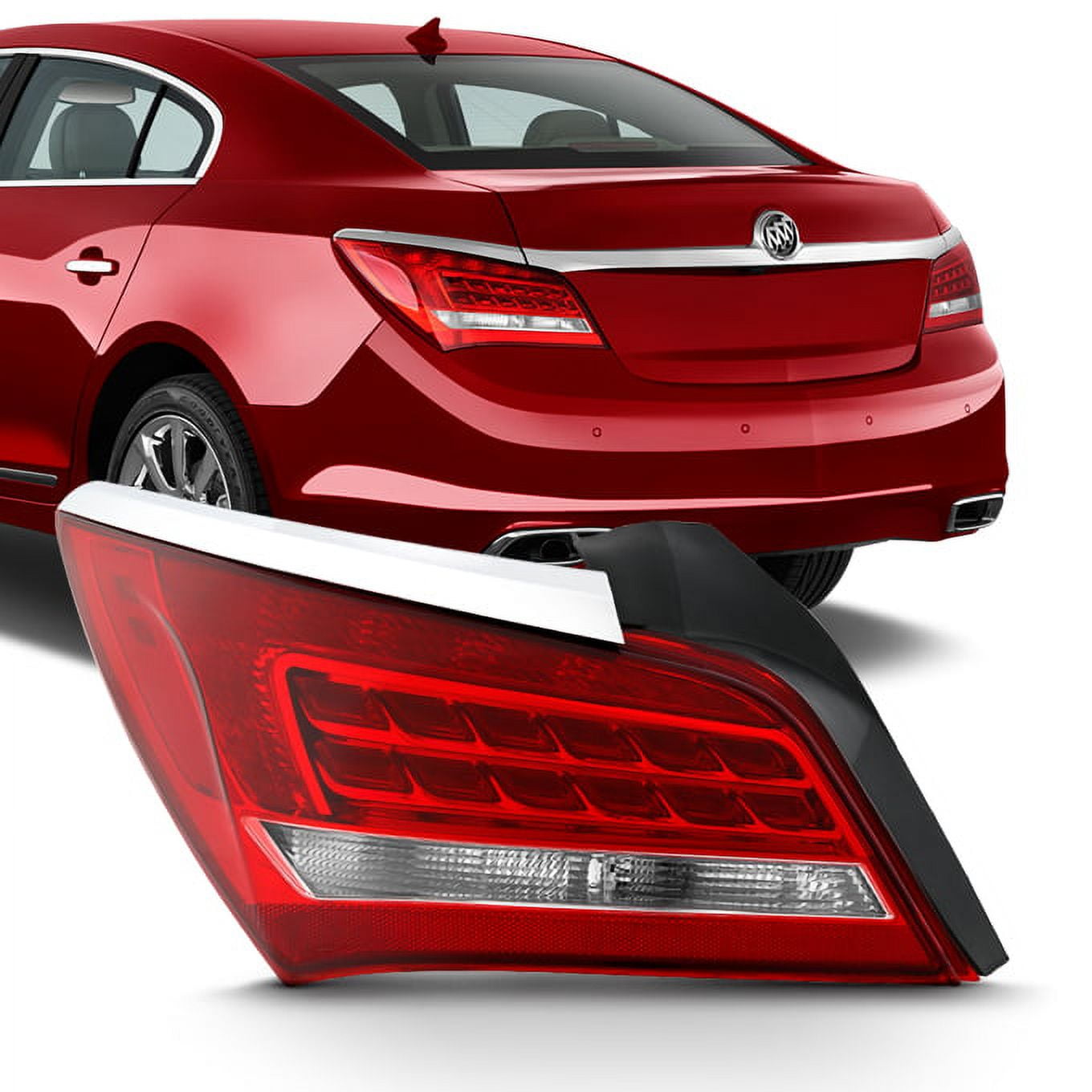 Purchase 05-09 BUICK LACROSSE TAIL LAMP LIGHT DRIVER LEFT LH L In - Foto 2