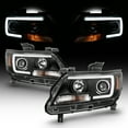 thumbnail image 1 of AKKON - For 2015-2022 Chevy Colorado Full LED Daytime Running Lamp Bar Projector Headlights Black Housing Clear Lens Set, 1 of 7