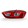 thumbnail image 1 of AKKON - For 2016-2019 Chevy Cruze Passenger Size Outer + Inner Tail Light Assembly Chrome Housing Clear Lens, 1 of 7