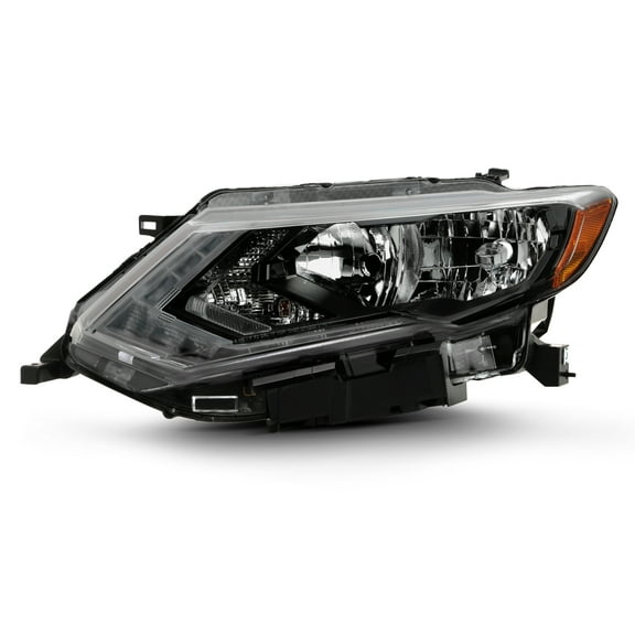 AKKON - For 2017-2019 Nissan Rogue OE Halogen Headlights Housing with LED DRL - Left Driver Side