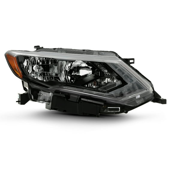 AKKON - For 2017-2019 Nissan Rogue OE Halogen Headlights Housing with LED DRL - Right Passenger Side