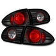 thumbnail image 1 of AKKON - For 95-02 Chevy Cavalier 4PCS Inner and Outer Black Housing Rear Tail Brake Light Assembly, 1 of 5