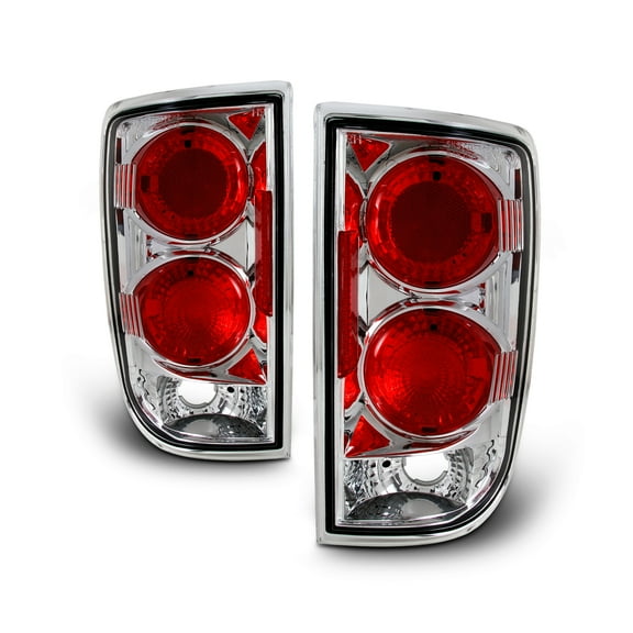 AKKON - For 95-05 Chevy Blazer | 95-05 GMC Jimmy | 96-01 Bravada Chrome Housing Tail Brake Lights Assembly