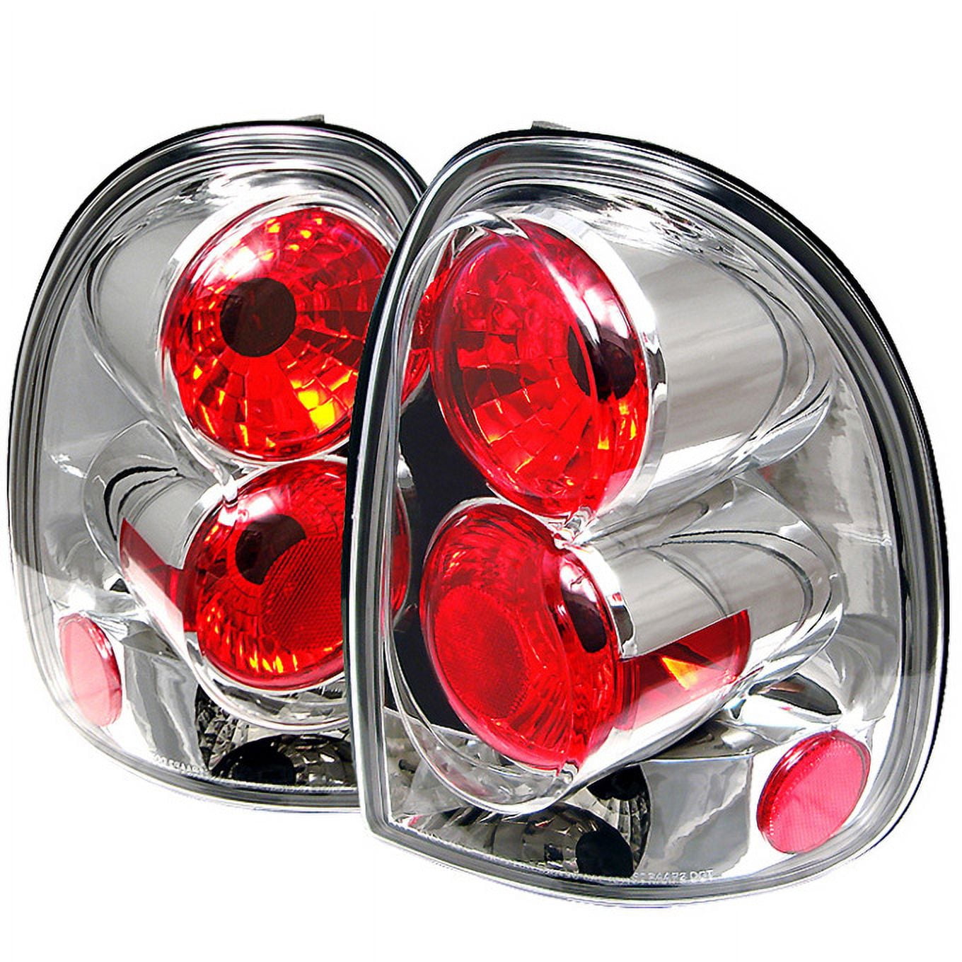 AKKON - For 96-00 Grand Caravan/Grand Voyager/Town & Country | 98-03 Durango Chrome Housing Tail Brake light Assembly