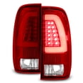 thumbnail image 1 of AKKON - For 97-03 Ford F150 99-07 F250 F350 Super Duty Red Clear LED Tube Tail Lights Lamps Pair Left and Right, 1 of 7