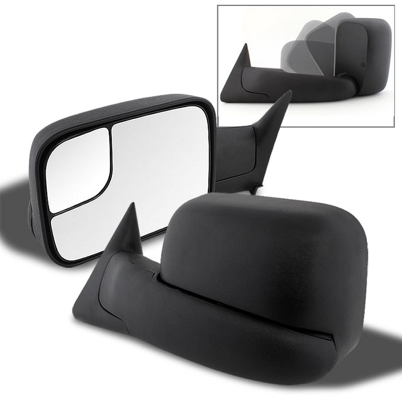 AKKON For 9801 02 Dodge Ram 1500/2500/3500 Extendable Towing Power Telescoping Wide Angle