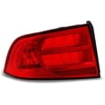 thumbnail image 1 of AKKON - For Acura TL UA6 UA7 3.2L Red Clear Tail Light Tail Lamp Rear Brake Light Driver Left Side Replacement, 1 of 4
