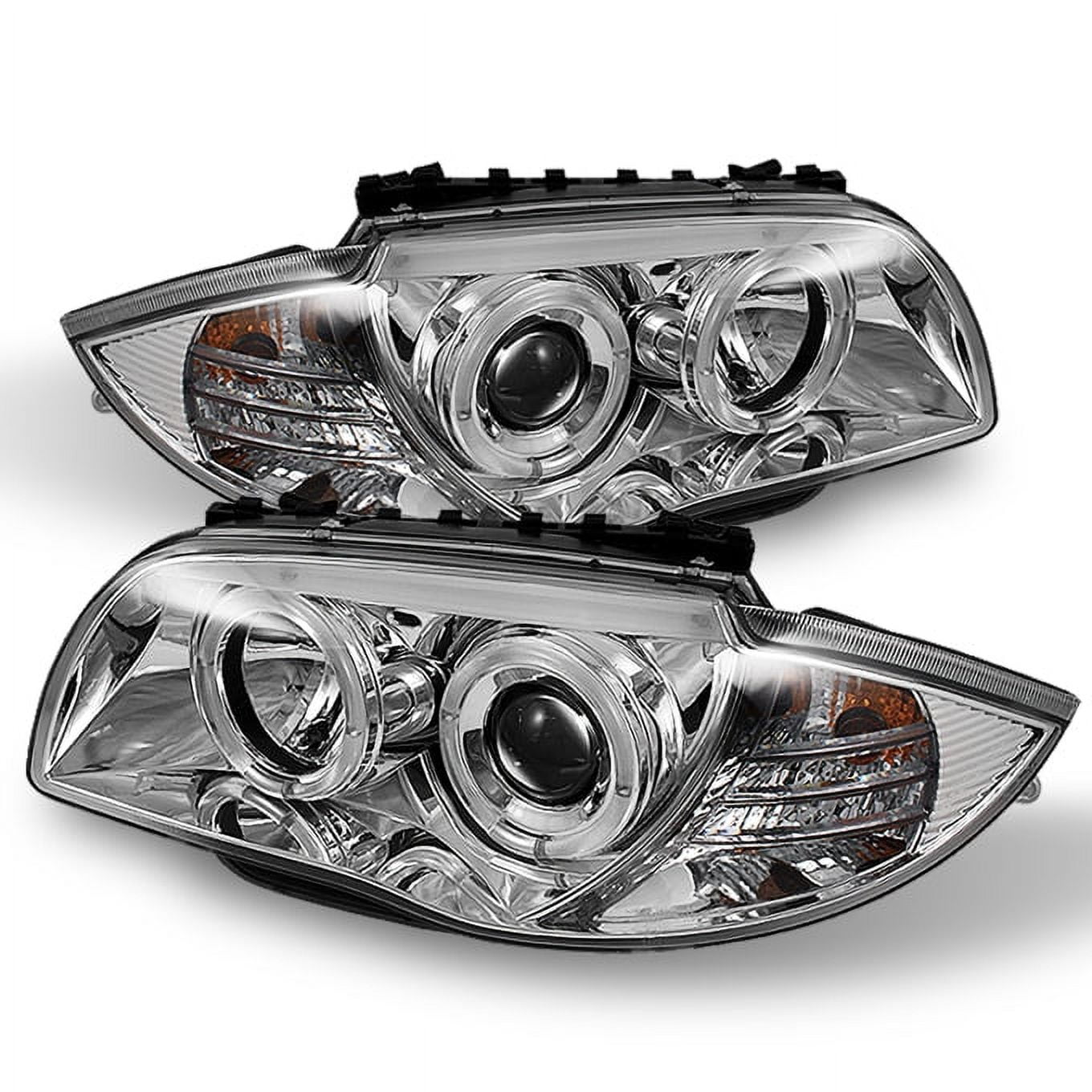 AKKON For BMW E82 E88 1 Series Sport Coupe Halogen Type Chrome Clear