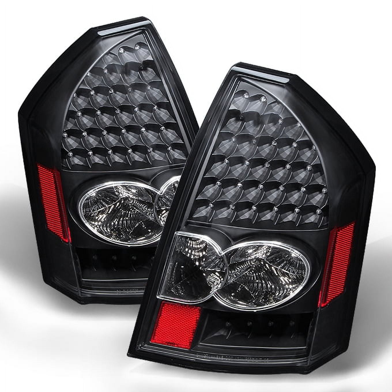 AmeriLite L.E.D Taillights Black For Chrysler 300/300C - Foto 6