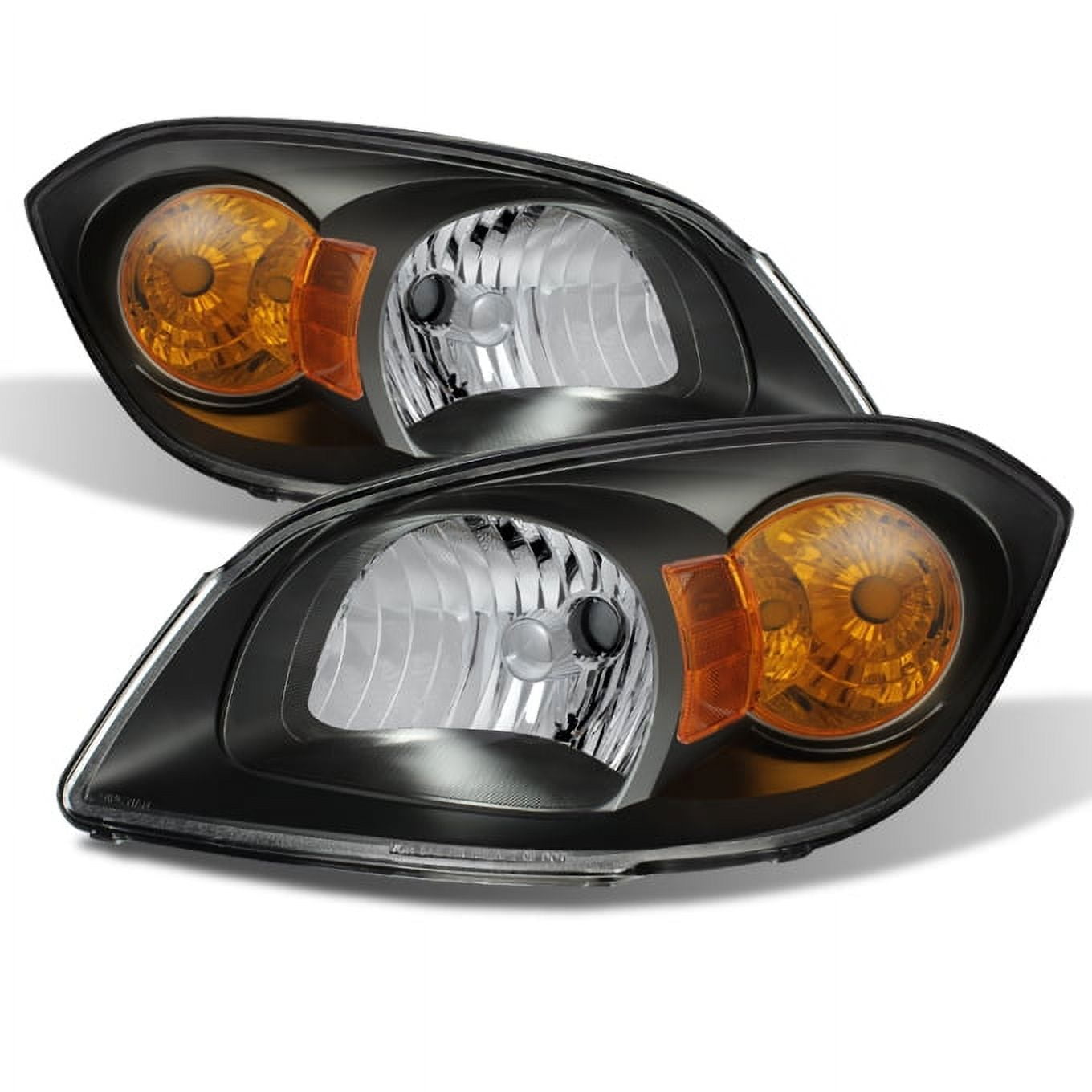 AKKON - Black Headlight Assembly for 07-10 Pontiac G5, 05-10 Chevy ...
