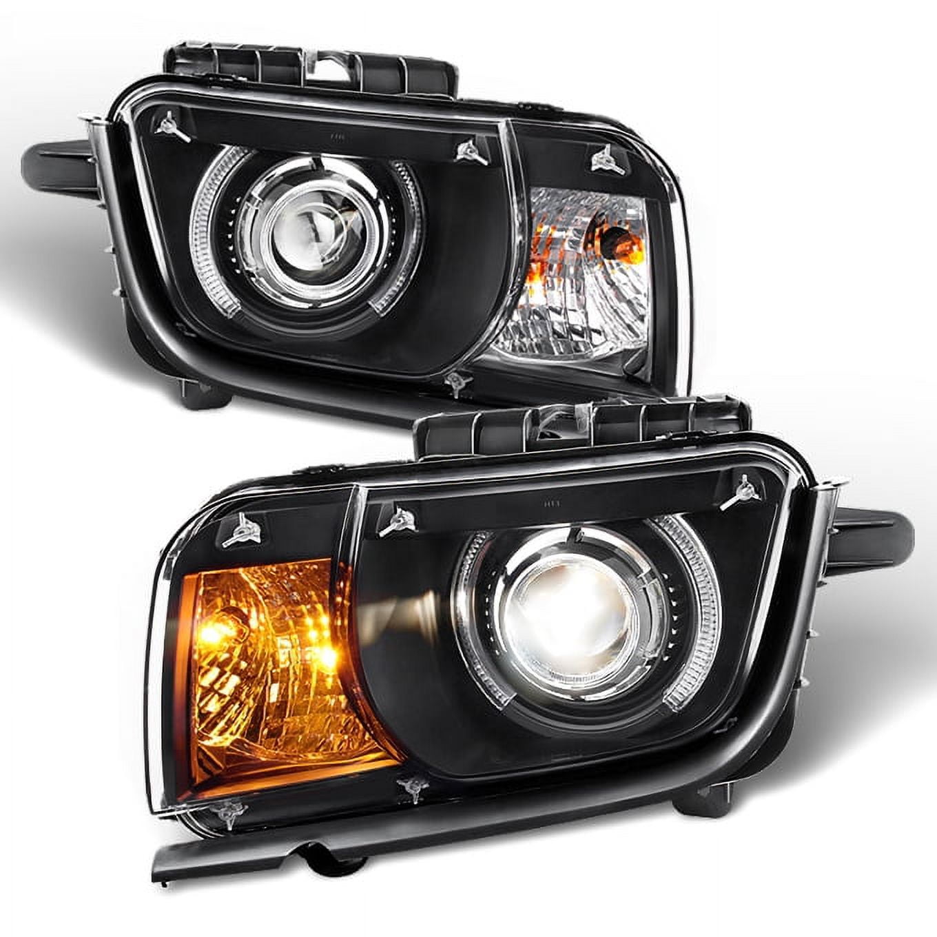 ACANII - 2010 2011 2012 2013 Buick LaCrosse [HIDモデルのみ] ヘッドライト ヘッドランプ ヘッドランプ 左運転席側 : ACANII - For Black 2010 2011 2012 2013 Chevy Camaro