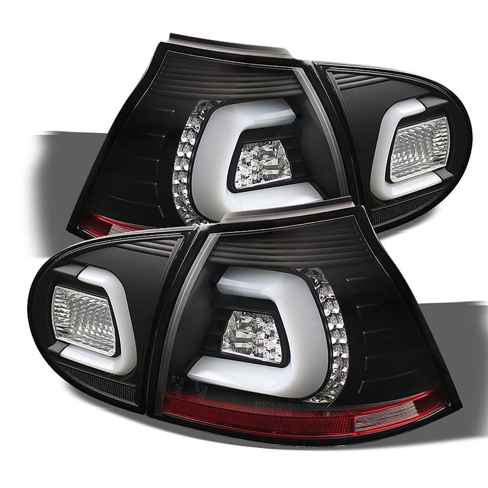 AKKON - For [C-Strip LED] 2006-2009 VW Rabbit GTI R32 MK5 Black Bezel ...