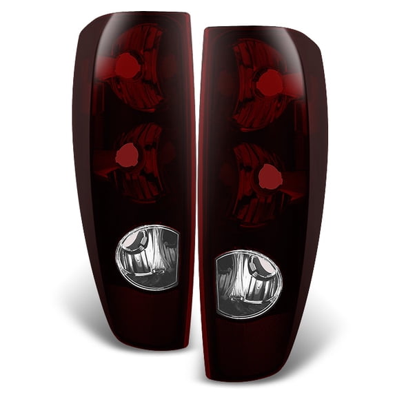 AKKON - For Chevy Colorado /GMC Canyon Truck Dark Red Tail Lights Driver Left + Passenger Right Replacement