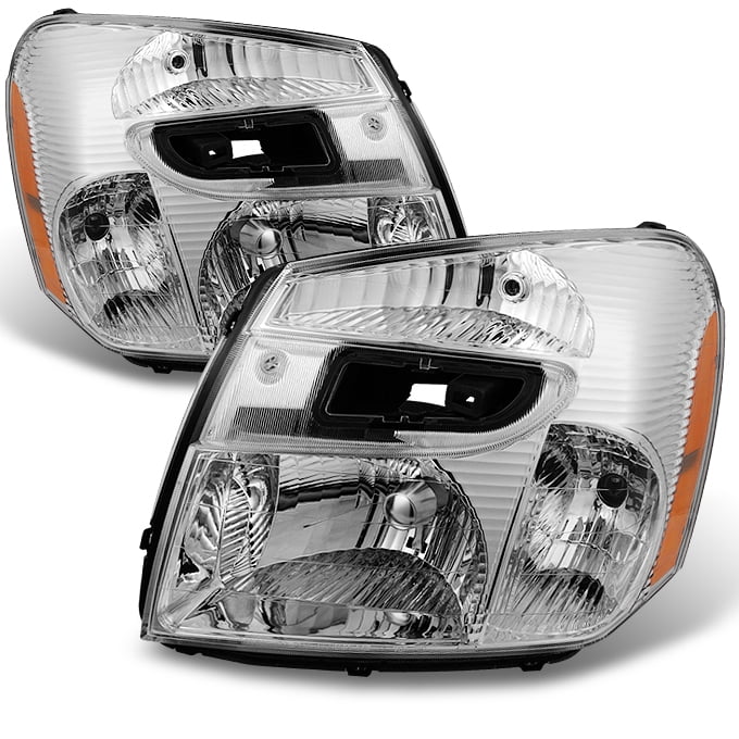 AKKON - For Chevy Equinox SUV Clear Headlights Headlamps Front Lamps Replacement Left + Right Pair set
