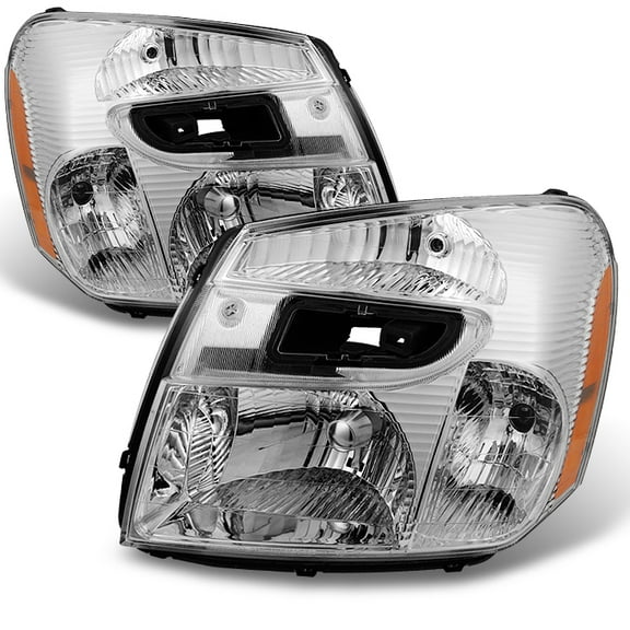 AKKON - For Chevy Equinox SUV Clear Headlights Headlamps Front Lamps Replacement Left Right Pair set