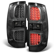 AKKON - For Chevy Suburban / Tahoe GMC Yukon / Yukon XL SUV Smoked Clear LED Tail Lights Replacement Pair Set