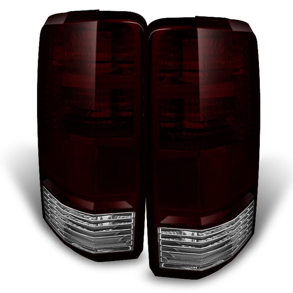 AKKON - For Dodge Nitro SUV Dark Red Tail Lights Repalcement Driver and Passenger Side Pair Set