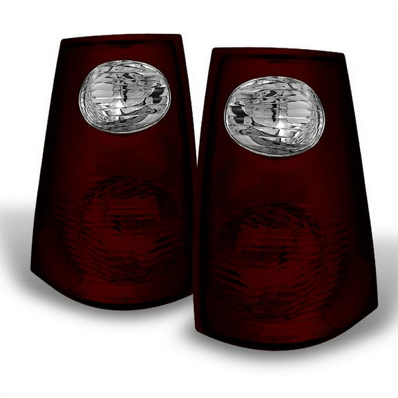 AKKON - For Ford Explorer Sport Trac Model Pickup Red Smoke Tail Lights Brake Lamp Replacement Left Right Pair