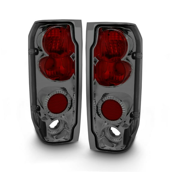 AKKON - For Ford F150 F-150 F250 F-250 Bronco Pickup Truck Rear Tail Lights Signal Brake Lamps Pair Smoke