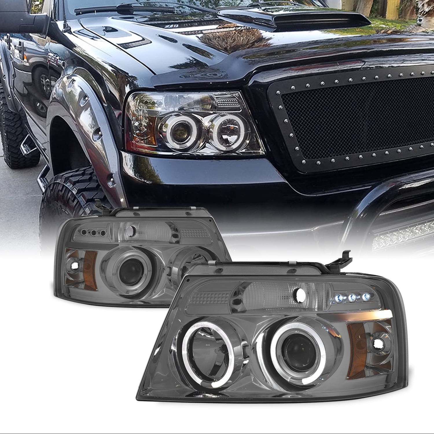 Anzo Halo Projector Headlights 111054, image size:1500x1500