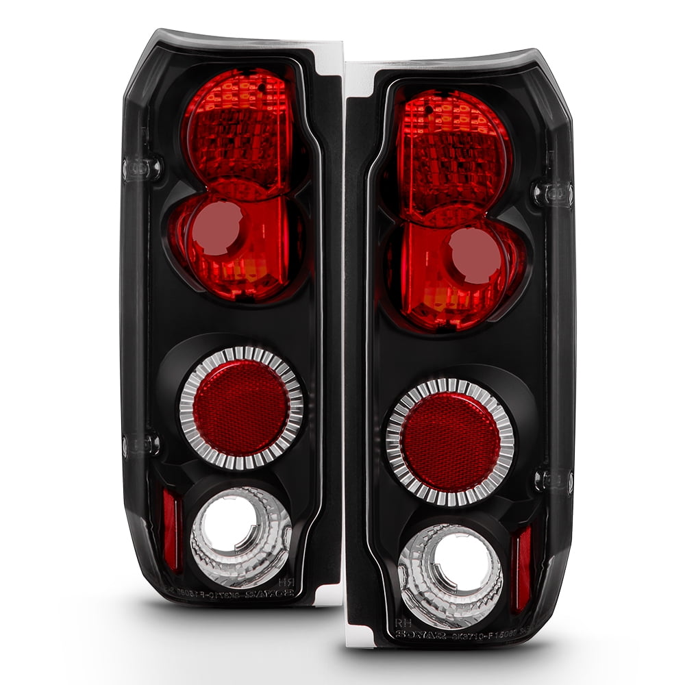 AKKON - For Ford F150 F250 Bronco I Pickup Truck Black Bezel Rear Tail Lights Brake Driver/Passenger Lamps
