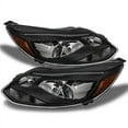 thumbnail image 1 of AKKON - For Ford Focus Black Bezel Euro Spac Plug N Play Daylight LED Strip Projector Headlights Replacement, 1 of 5