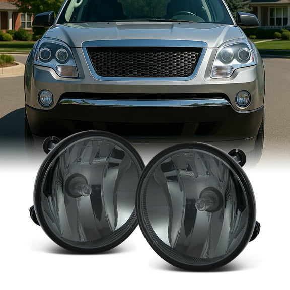 AKKON - For GMC Acadia Chevy Avalanche Suburban Escape Tahoe Yukon Bumper Smoke Fog Lights w/Bulbs Replacement