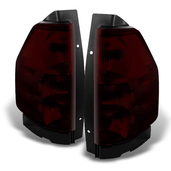 AKKON - For GMC Envoy SUV Red Smoked Rear Tail Lights Brake Lamps Replacement Pair Left + Right Set