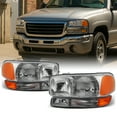 thumbnail image 1 of AKKON - For GMC Sierra 1500 2500 3500 Yukon XL OE Replacement Headlights Driver/Passenger Head Lamps, 1 of 5
