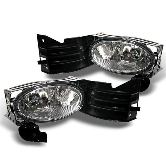 AKKON - For Honda Accord Coupe Bumper Driving Clear Fog Lights Driver/Passenger Lamps with Switch/Bulbs