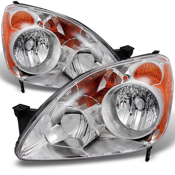 AKKON - For Honda CRV UK Built Models Clear Headlights Driver Left + Passenger Right Side Replacement Pair Set