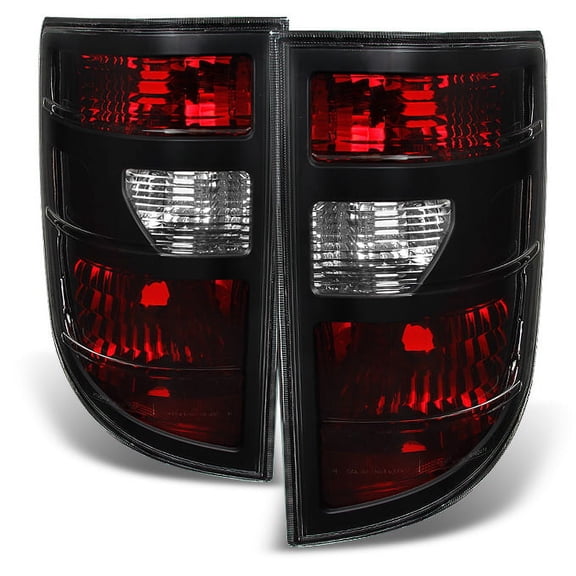 AKKON - For Honda Ridgeline 4Dr Pickup Truck Dark Red Tail Lights Driver Left Passenger Right Side Replacement