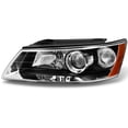 thumbnail image 1 of AKKON - For Hyundai Sonata Black Bezel Projector Headlights Headlamps Front Lamps Driver/Left Side Replacement, 1 of 6