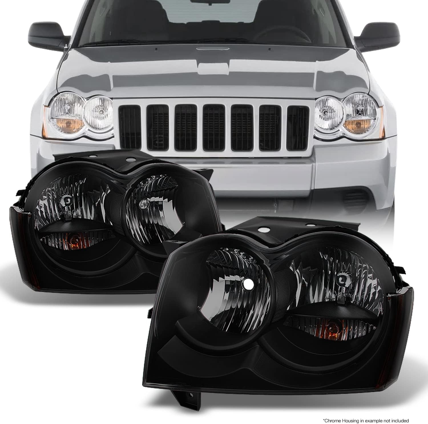 AKKON For Jeep Grand Cherokee Replacement Headlights Driver/Passenger