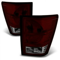 AKKON - For Jeep Grand Cherokee SUV Dark Red Tail Lights Repalcement Driver Left   Passenger Right Side Pair Set