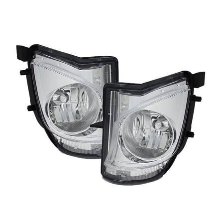 AKKON - For Lexus IS250 IS350 4DR Sedan Clear Fog Light Lamp Driver+Passenger Pair Replacement