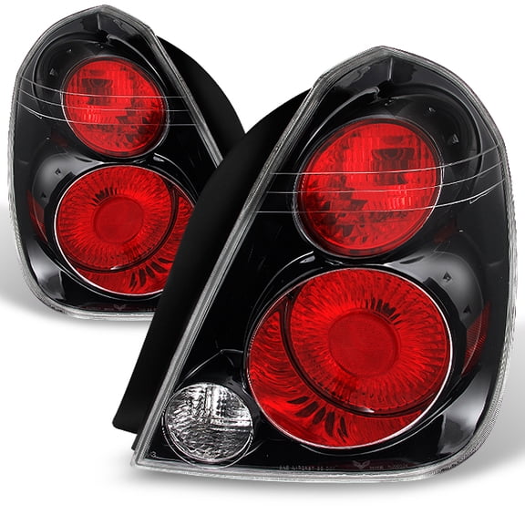 AKKON - For Nissan Altima Sport Black Bezel Tail Lights Rear Brake Lamps Replacement Pair Left Right Set