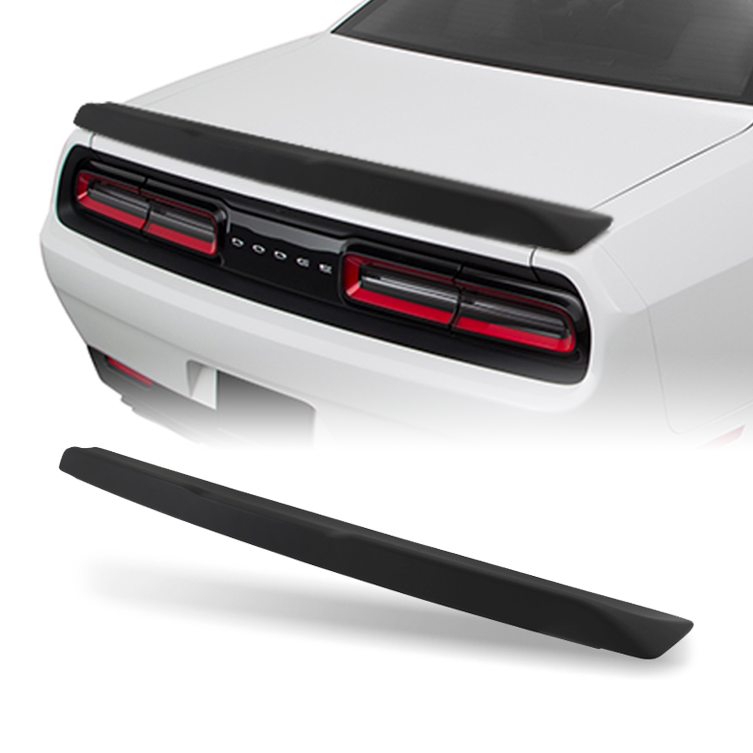 AKKON - For [Paintable] 2008-2016 Dodge Challenger Rear Trunk Lip Sport ...