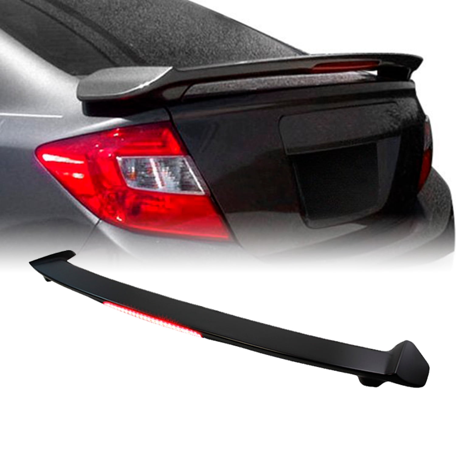 AKKON - For [Paintable] 2012 2013 Honda Civic 4DR Sedan Rear Trunk Lip ...