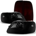 thumbnail image 1 of AKKON - For Pickup Truck 04 F-150 Heritage | 97-03 F150 Black Smoked Headlights+Signal Light+ Dark Red Tail Lamp, 1 of 7
