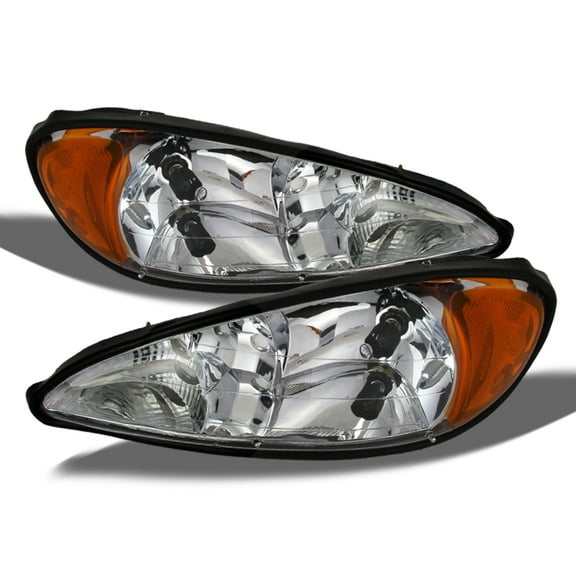 AKKON - For Pontiac Grand AM Coupe/SedanOE Replacement Headlights Driver/Passenger Head Lamps Pair New