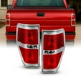 thumbnail image 1 of AKKON - For [Red Clear] 2009-2014 Ford F150 F-150 Styleside Pickup Truck Rear Tail Lights Brake Lamp Replacement, 1 of 6